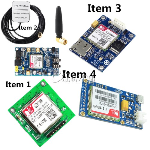 Scheda wireless sim808 gps - scheda,