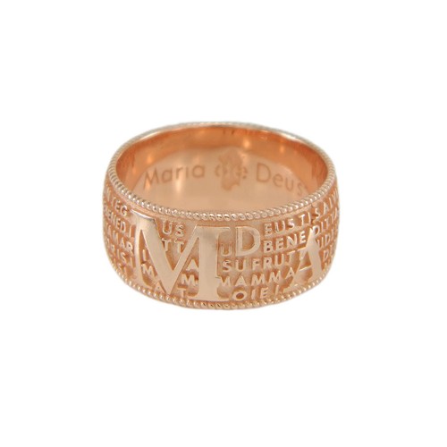 Anello fede con preghiera ave - fede,