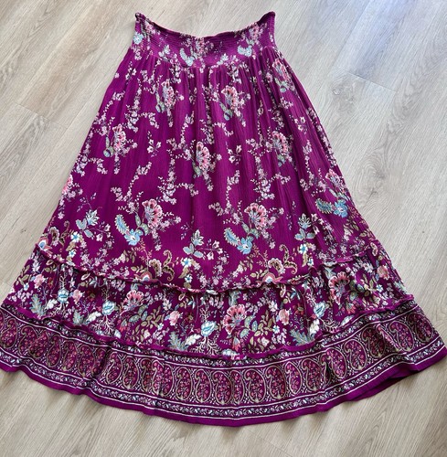 Maxi gonna floreale zingara