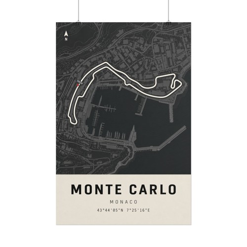 Poster mappa circuito - poster,