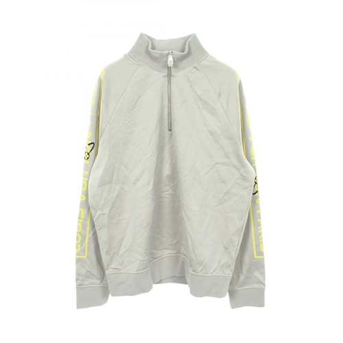 Felpa mezza zip logo - , braccio