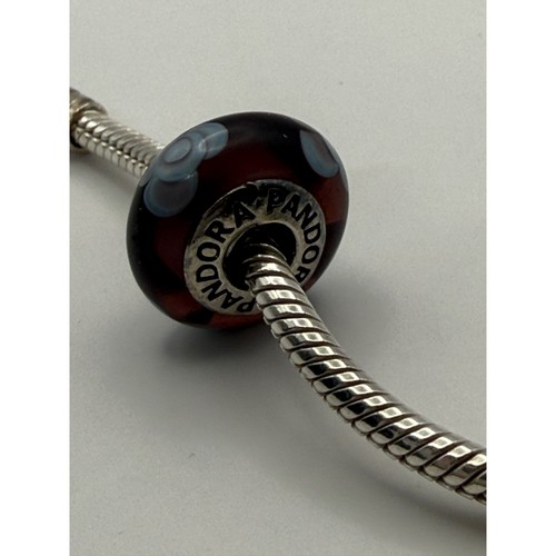 Charm pandora vetro murano - vetro,