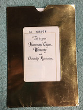 Organo Hammond '56 C3 garanzia