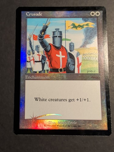 Magic mtg crusade promo - magic,
