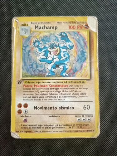 Machamp holo 102 set base - set,