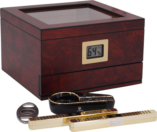 Humidor set con igrometro - humidor,