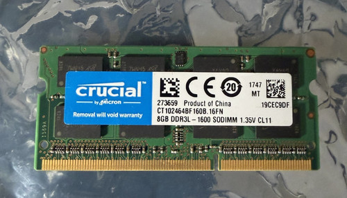 Crucial ddr3l 1600 - crucial,