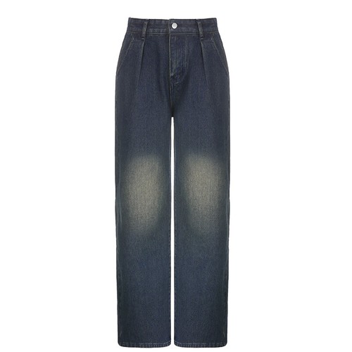 Jeans baggy lavati donna - baggy, a