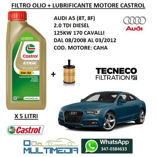 Filtro olio lubrificante - olio,