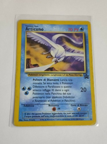 Carta card articuno pokemon - pokemon, 22