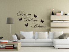 Dream Believe Achieve Adesivi