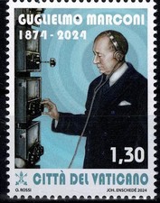 2024 EMISSIONE CONGIUNTA VATICANO - SMOM GUGLIELMO MARCONI 1 V. MNH MF107959
