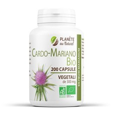 Cardo Mariano Bio 300mg 200 capsule vegetali Planète au Naturel
