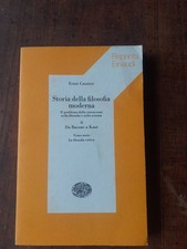 ERNST CASSIRER STORIA DELLA