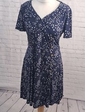 Abito donna Oasis Navy a pois