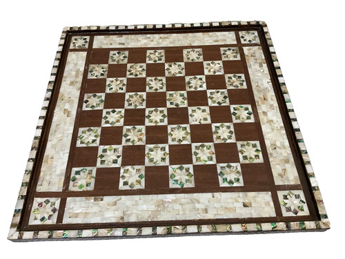 Scacchiera legno fatta - scacchiera, in