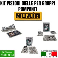 KIT PISTONI BIELLE GUARNIZIONI COMPRESSORE POMPANTI ABAC NUAIR