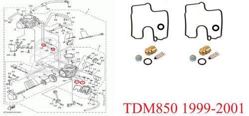 Kit oring carburatore yamaha - oring,