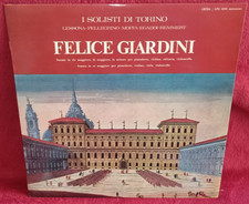 FELICE GIARDINI SOLISTI TORINO LESSONA SONATE ITA CETRA LPU 0095 STEREO RARE LP