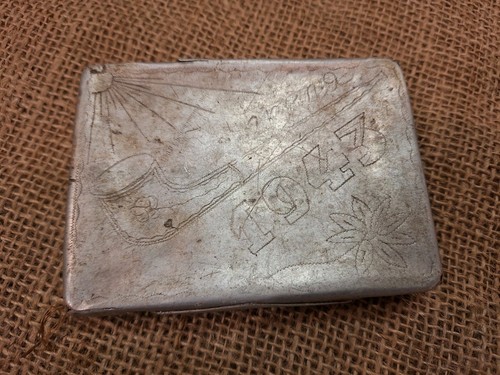 Ww2 portasigarette trench art - ww2,