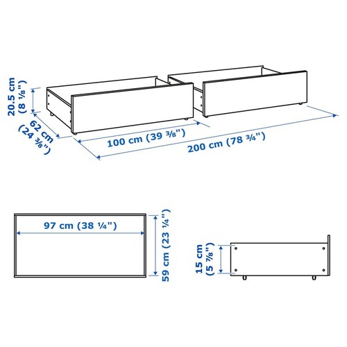 Contenitori malm ikea - 2,