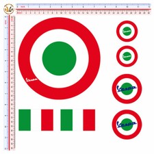 Italy flag stickers vespa - italy,