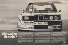 BMW 320 (E21) - Reklame Werbeanzeige Original-Werbung 1979 (2)