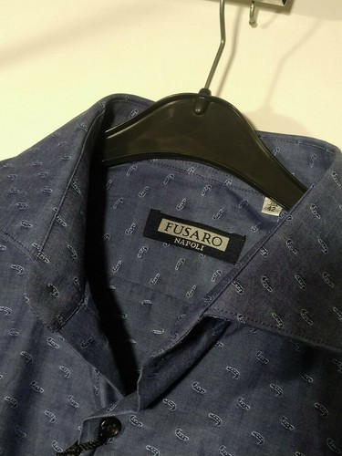 Camicia blu fantasia - , fusaro