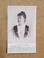 Virginia Marini (Visini) Alessandria 7 febbraio 1844 Roma 13 marzo 1918 Attrice