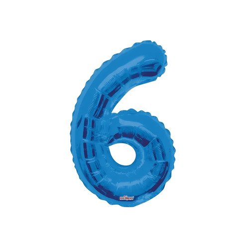 Palloncino numero blu - numero, salva