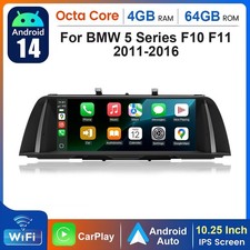 Autoradio multimediale Android 10,25'' per BMW Serie 5 F10 F11 NBT BT5.0 Carplay