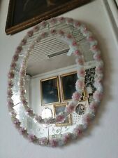 Specchiera specchio in Vetro di Murano da parete 95 x 74 cm originale PADOVA 