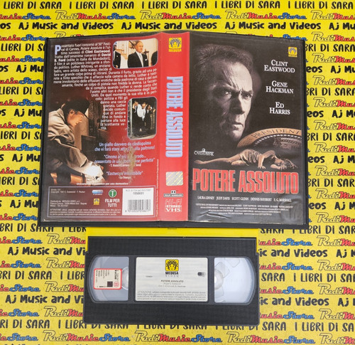 Vhs film potere assoluto clint - potere,