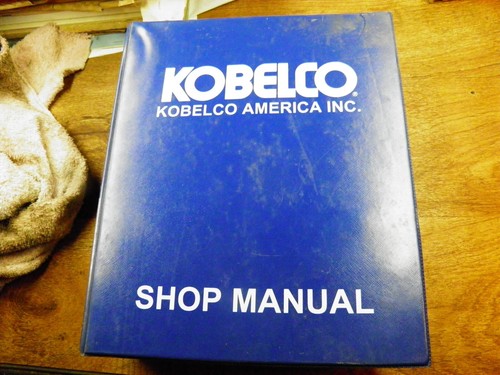 Manuale servizio kobelco - manuale,