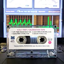 Nastro a cassetta 4 in 1 Maxell Pro30 Test/Calibrazione: L/R, livello, velocità, azimut