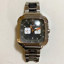 D&G Dolce & Gabbana Time Licensed Chrono DW0247 Orologio Acciaio Inox Raro Lusso