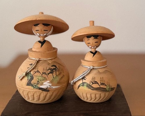 Mini bambola kokeshi disegno - kokeshi,