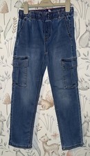 Jeans cargo bambina età 8-9 anni - Okaidi vestibilità rilassata