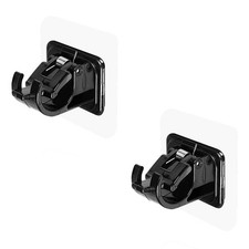 2 Pcs Ganci Adesivi Tende Bastoncini Staffa Per Asta Doccia