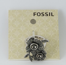 Anello donna Fossil in argento