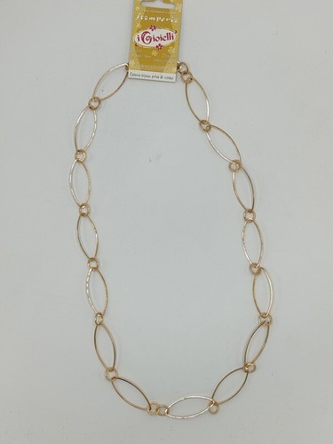Catena maglia ovale oro - , antico
