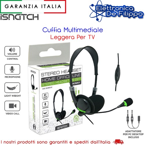 Cuffia multimediale leggera - multimediale,