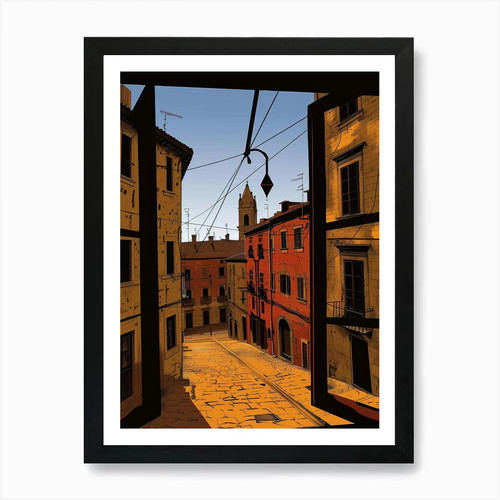 Scena strada italia - scena, 1