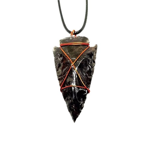 Collana con ciondolo punta - , di