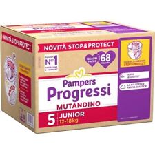 68 pannolini Pampers Progressi Mutandino | Quadripack - Tg. 5 - 12-18kg