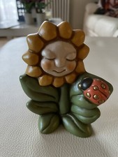 Girasole Con Coccinella Thun Ceramica Idea Regalo