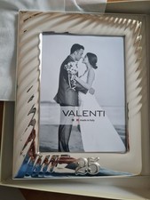Cornice Portafoto VALENTI argento 25 ANNI Anniversario