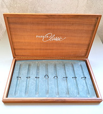 SCATOLA IN LEGNO PER STILOGRAFICHE PARKER CLASSIC VINTAGE PENS BOX