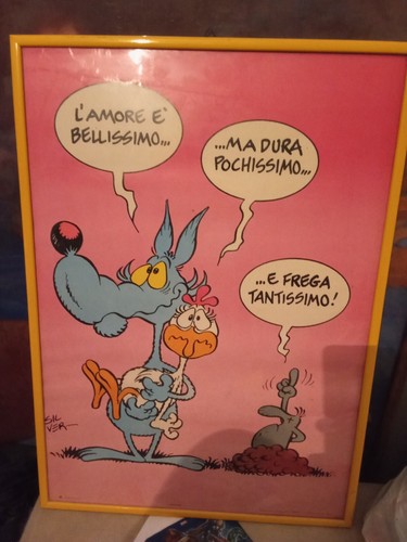 Quadro poster lupo alberto - poster,