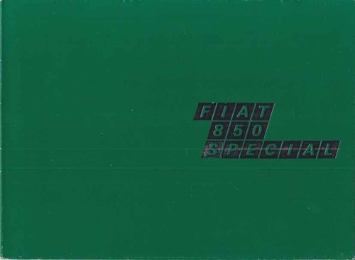 Catalogue brochure fiat 850 - catalogue,